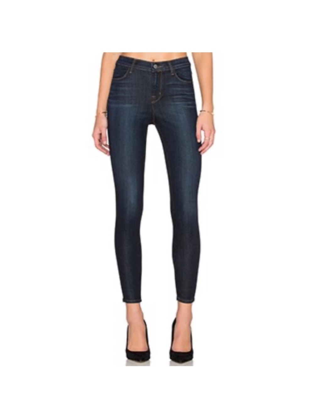 J Brand Alana High-Rise Skinny Jeans (bluebird color)